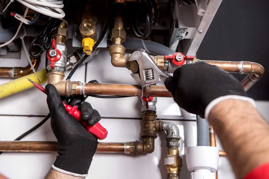 Gas line repairs